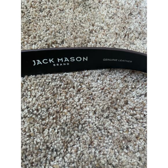 Jack Mason University of Tennessee Orange/Brown Leather Men's Size 44 Belt - Picture 5 of 10